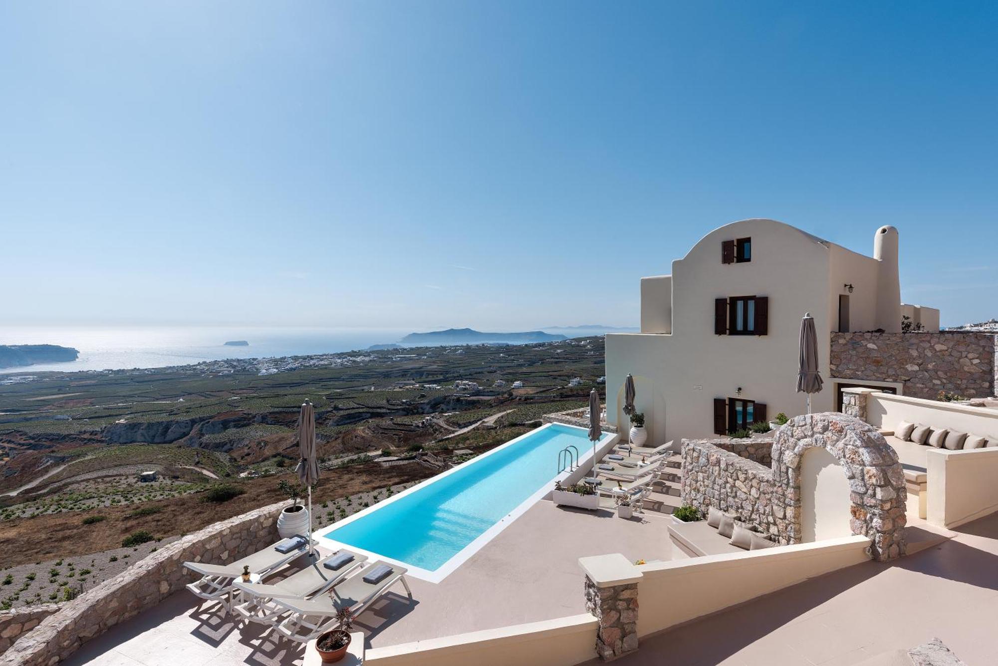 Zatrikion Santorini Villas Pyrgos Kallistis Exterior foto